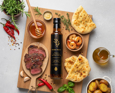 Premium Flavor Infused Extra Virgin Olive Oil Set